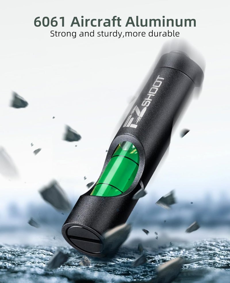 EZshoot Scope Level Scope Leveling Kit, High Precision Big Bubble Scope Level, Scope Bubble Level Helps The Scope Keep Vertical - Image 5